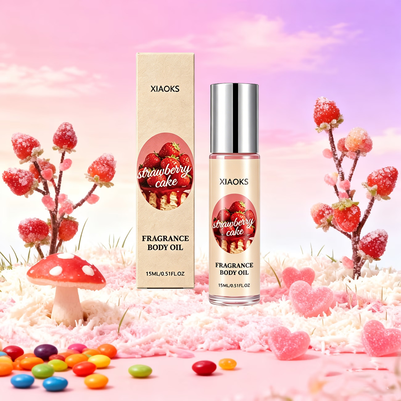 น้ำหอมโรลออนกลิ่นเค้กสตรอว์เบอ - Perfume Fresh Fragrance บทวิจารณ์และราคา