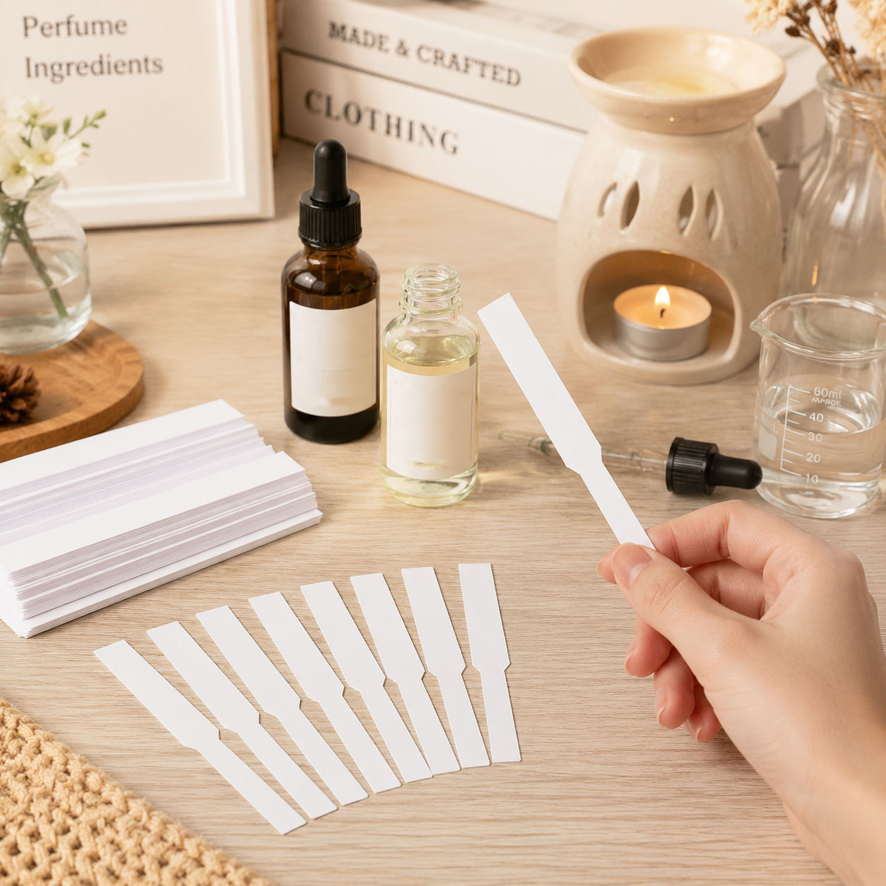แผ่นทดสอบกลิ่นน้ำหอมแบบแพ็คใหญ - Perfume Fragrance Bulk บทวิจารณ์และราคา